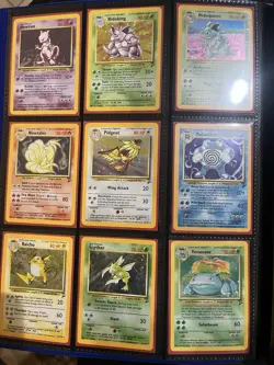 100% Complete Base Set 2 130/130 Vintage Master Pokemon Cards LP - MP - Image 2
