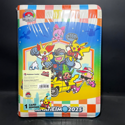 2025 POKEMON WORLD CHAMPIONSHIPS POKEMON CENTER BINDER W/ STICKERS + EXTRA - Image 2