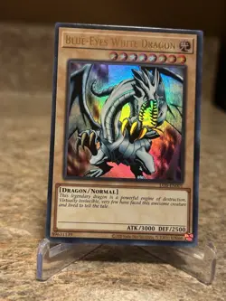 Yu-Gi-Oh! Blue-Eyes White Dragon LOB-EN001 25th Anniversary Reprint ULTRA NM - Image 1