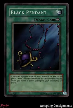 2002 Yu-Gi-Oh! TCG Magic Ruler 1st Edition #MRL003 Black Pendant SR - Image 1