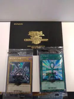 YUGIOH WORLD CHAMPIONSHIP 2019 SEALED RED EYES DRAGON & MONSTER REBORN - Image 1