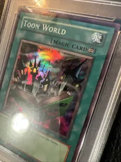 2002 Toon World MRL-076 YuGiOh Magic Ruler Foil #076 NM PSA 7 - Image 3