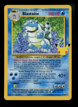 #2 Blastoise 2/102 Celebrations 25th Anniversary Holo Pokemon Card TCG - Image 1