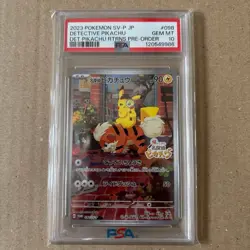 【PSA 10】 Detective Pikachu 098/SV-P Promo Pokemon Card Japanese 2023 - Image 1