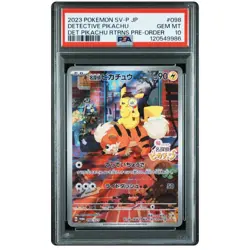 【PSA 10】 Detective Pikachu 098/SV-P Promo Pokemon Card Japanese 2023 - Image 3