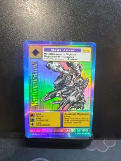 1999 BANDAI DIGIMON DIGI BATTLE SERIES 2 MACHINEDRAMON FOIL CARD BO-55 - Image 1
