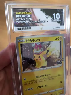 Pikachu 272/S-P Pokemon GO Card File Set PROMO Japanese Holo GEM MINT - Image 4