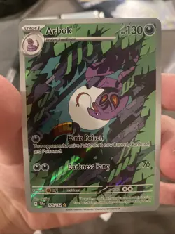 Arbok - 176/162 - Pokemon Temporal Forces Illustration Rare Card NM - Image 1