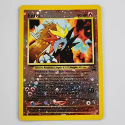 Entei Movie Pokemon TCG 1999 Holo Black Star Promo 34 NM Rare Card Vintage - Image 1