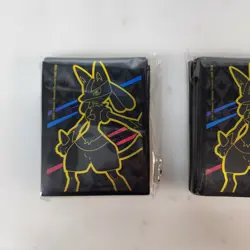 Pokemon Crown Zenith Lucario ETB Deck Sleeves (65 Card Sleeves) Sealed Lot of 3 - Image 4