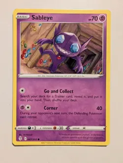 Sableye 067/203 SWSH07: Evolving Skies Regular NM-Mint Pokemon Card TCG - Image 1
