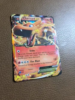 Charizard EX 11/106 -Ultra Rare Pokemon Card- Flashfire Lightly Played - Image 2