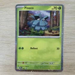 FART SWIRL 🌀💫 NM Pineco 061 Black Star Promo Cosmos Holo Pokemon Promo Card - Image 2