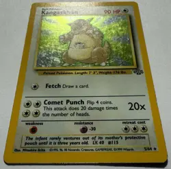 Pokemon TCG Kangaskhan 05/64 Jungle Set Vintage Holo Rare Card WOTC 1999 LP - Image 5