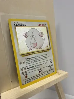 Chaneira 3/102 Holo- German Base Set Pokemon Card-1999 WOTC-LP CONDITION-Vintage - Image 4