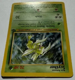 Pokemon Scyther TCG Jungle Non-Holo Rare Card 26/64 Unlimited LP - Image 2