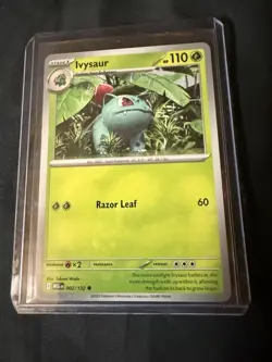 Ivysaur 002/132 Me01: Mega Evolution (Non-Holo) Pokemon Card NM - Image 1