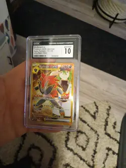 Pokemon TCG N's Zoroark EX Holo Card 189/159 Sv09: Journey Together CGC 10 - Image 1