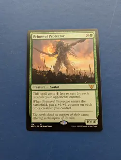 MTG Primeval Protector: Kamigawa Neon Dynasty Commander #124 - NM-MT - Image 1