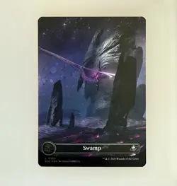 MTG: Swamp (0369) (Borderless) (Galaxy Foil) Edge of Eternities Foil NM - Image 1