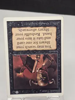 MTG Demonic Tutor 3rd Edition English Vintage - Image 3