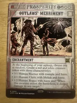 MTG - Outlaws' Merriment - Outlaws of Thunder Junction: Breaking News - NM - Image 1