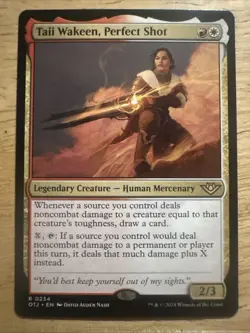 Taii Wakeen, Perfect Shot - Outlaws of Thunder Junction - MTG - Image 1