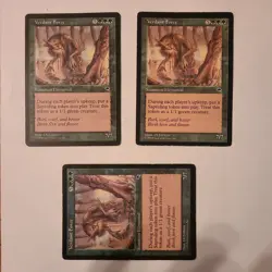 Verdant Force x3 Tempest Magic The Gathering MTG - Image 1
