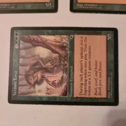 Verdant Force x3 Tempest Magic The Gathering MTG - Image 4