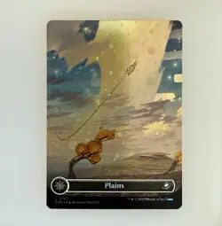 MTG: Plains (0367) (Borderless) (Galaxy Foil) Edge of Eternities Foil NM - Image 1