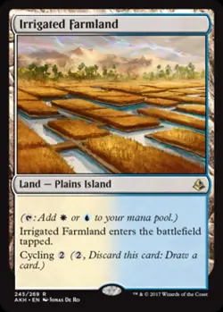 Irrigated Farmland - Light Play MTG Amonkhet - Image 1