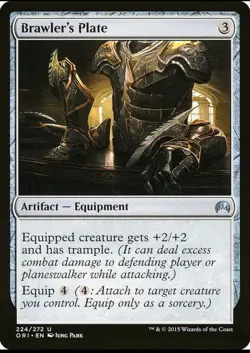X 1 Brawler's Plate NM Origins 224 MTG Magic The Gathering - Image 1