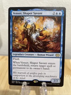 MTG Venser, Shaper Savant Regular #066/331 Double Masters 2022 Rare NM/M - Image 1