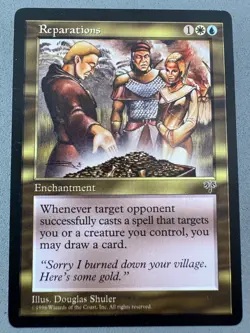 Reparations Mirage Regular MTG-Never Played Near Mint-Reserve List - Image 1