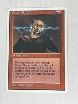 POWER SURGE : UNLIMITED : MTG : 1993 : NEAR MINT - Image 1