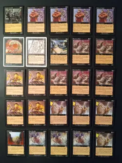 Lot of 50 Vintage Black MTG Magic the Gathering Raise Dead Scathe Zombies HP - Image 3