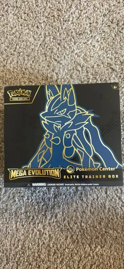 Pokemon TCG Mega Evolution Pokemon Center ETBs Lucario Gardevoir - Image 1