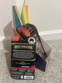 Twelve (12) Pokemon TCG Mega Evolution Single Pack Blister Both Promo’s Included - Image 2