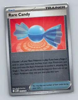 1x Rare Candy Reversse Holo #125/132 Pokemon Mega Evolution - Pokemon NM - Image 1