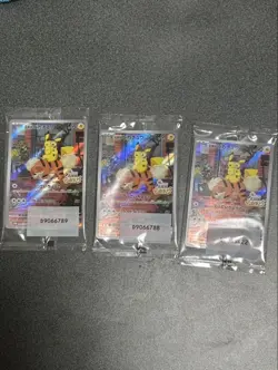 Detective Pikachu 098/SV-P Limited Promo Japanese Pokemon set of 3 【Sealed】 - Image 1
