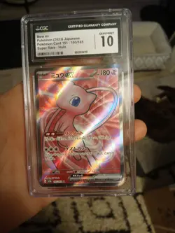 Mew ex 195/165 Super Rare - CGC Gem Mint 10 - Japanese 151 - Pokemon TCG 2023 - Image 2