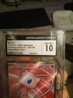 Mew ex 195/165 Super Rare - CGC Gem Mint 10 - Japanese 151 - Pokemon TCG 2023 - Image 4