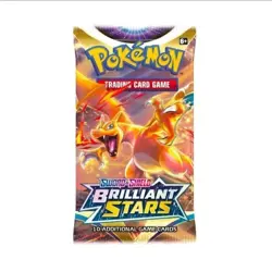 Pokemon TCG Brilliant Stars CHARIZARD ART Booster Pack NEW/SEALED - Image 1