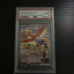 2025 Pokemon #230 Ethan's Ho-Oh ex Special Illustration Rare PSA 10 - Image 1