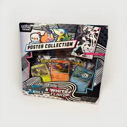 Pokemon TCG SV10.5 Black Bolt & White Flare Unova Poster Collection Box Sealed - Image 1