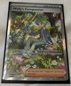 Wally's Compassion SIR 186/132 Pokemon Mega Evolution NM - Image 1