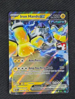 Iron Hands ex - Pokemon Prize Pack Series Cards PAR 070/182 Double Rare - Image 1