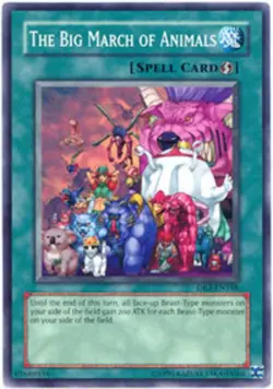 Yugioh! HP The Big March of Animals - DR3-EN168 - Common - Unlimited Edition Hea - Image 1