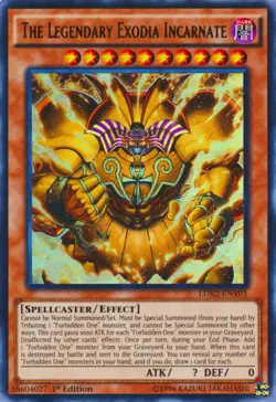 Yugioh! HP The Legendary Exodia Incarnate - LDK2-ENY01 - Ultra Rare - 1st Editio - Image 1