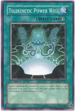 Yugioh! HP Telekinetic Power Well - CRMS-EN055 - Common - Unlimited Edition Heav - Image 1